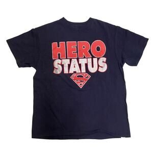 Superman Super Hero DC Comics Blue T-Shirt